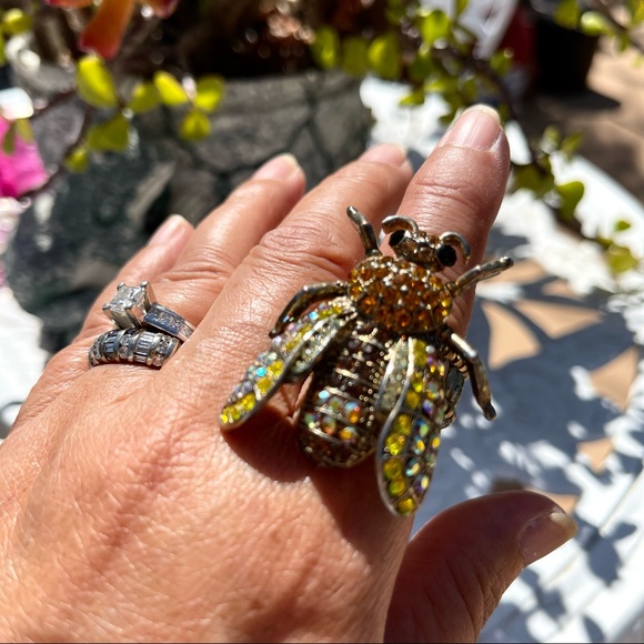 CARA n.y. Vintage Look Statement Ring - Picture 1 of 11